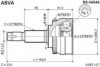 ASVA NS-34A44 Joint Kit, drive shaft